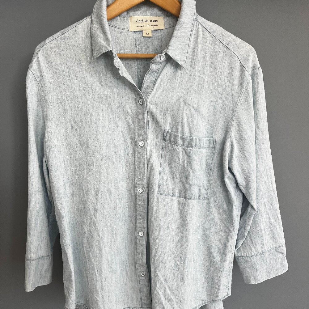 cloth and stone Denim Top